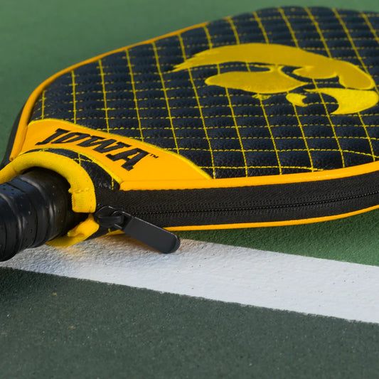 Iowa Hawkeyes Premium Quilted Pickleball Paddle Cover