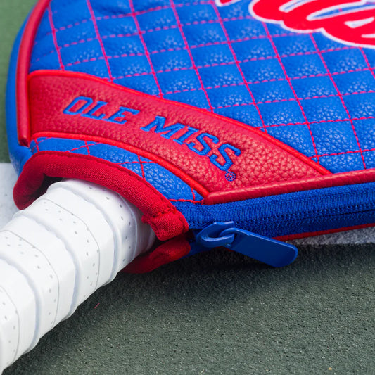 Ole Miss Rebels Premium Quilted Pickleball Paddle Cover