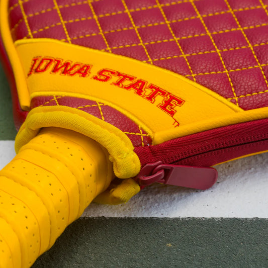 Iowa State Cyclones Premium Quilted Pickleball Paddle Cover