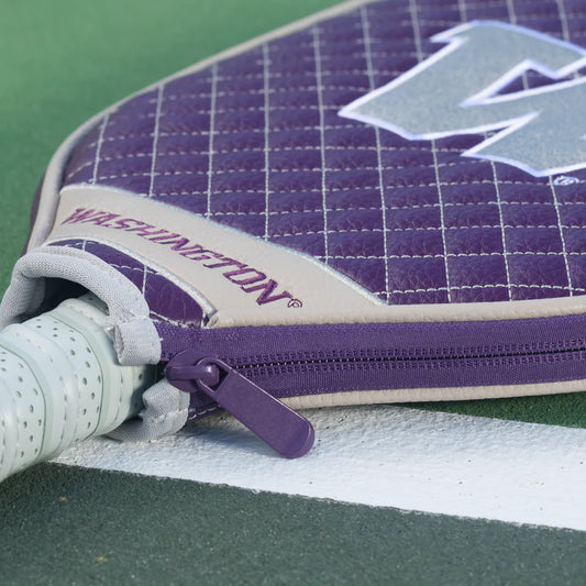 Washington Huskies Premium Quilted Pickleball Paddle Cover
