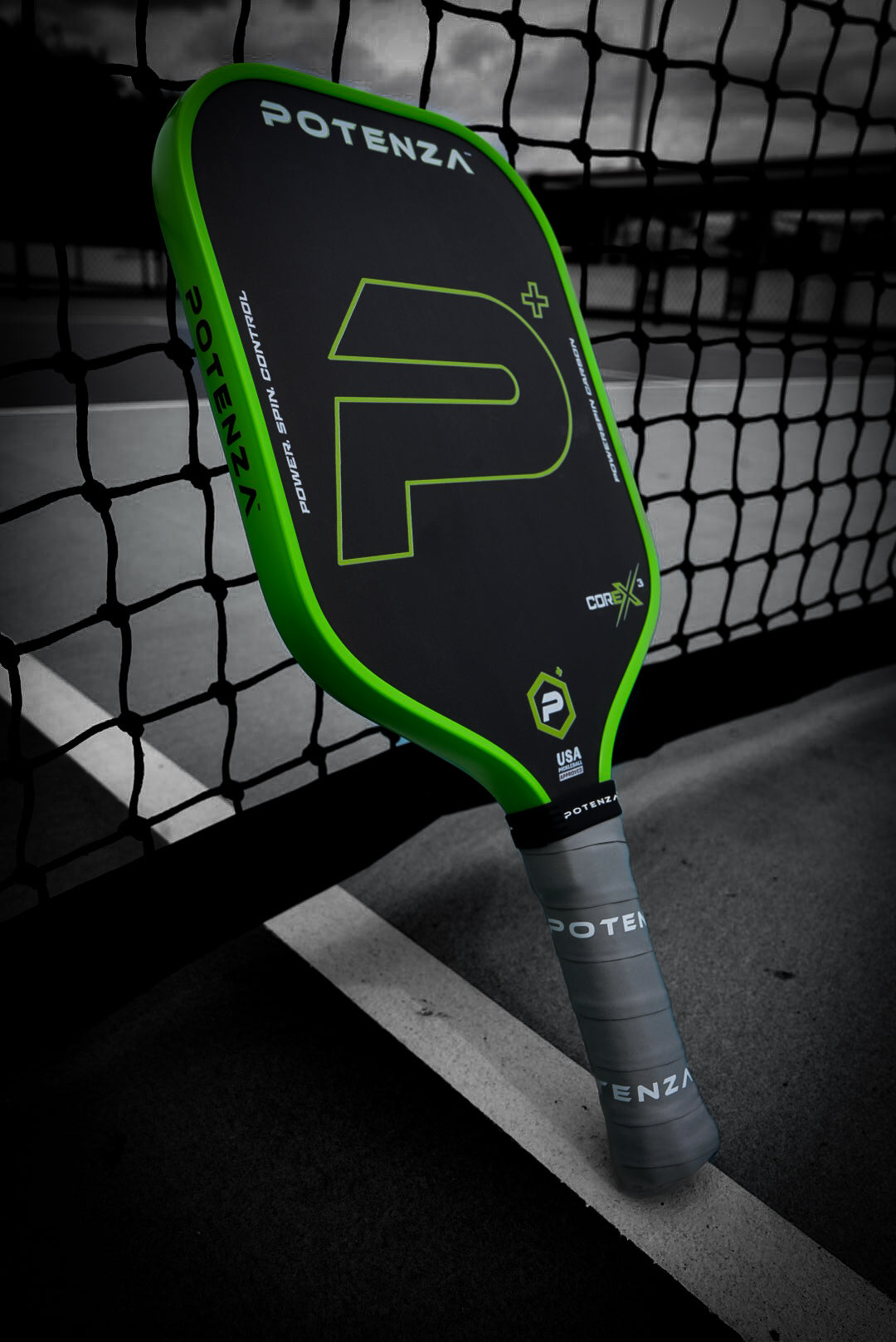P+ PowerSpin Carbon COREx3 (Neon Green)
