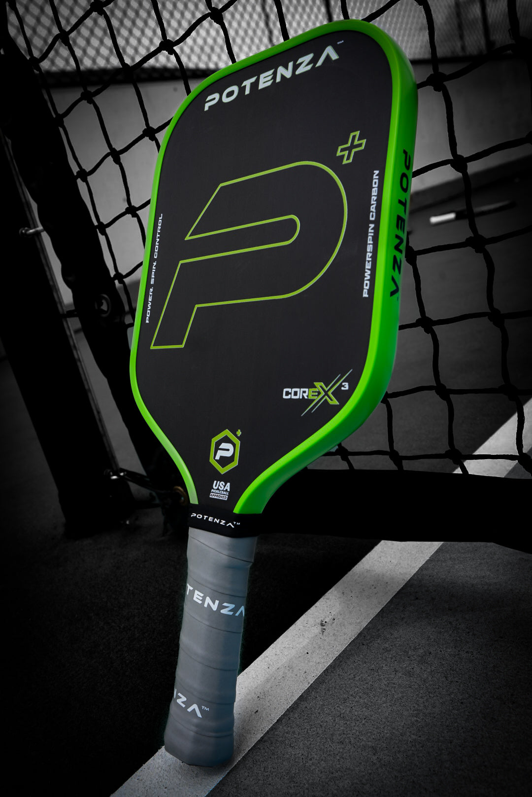 P+ PowerSpin Carbon COREx3 (Neon Green)