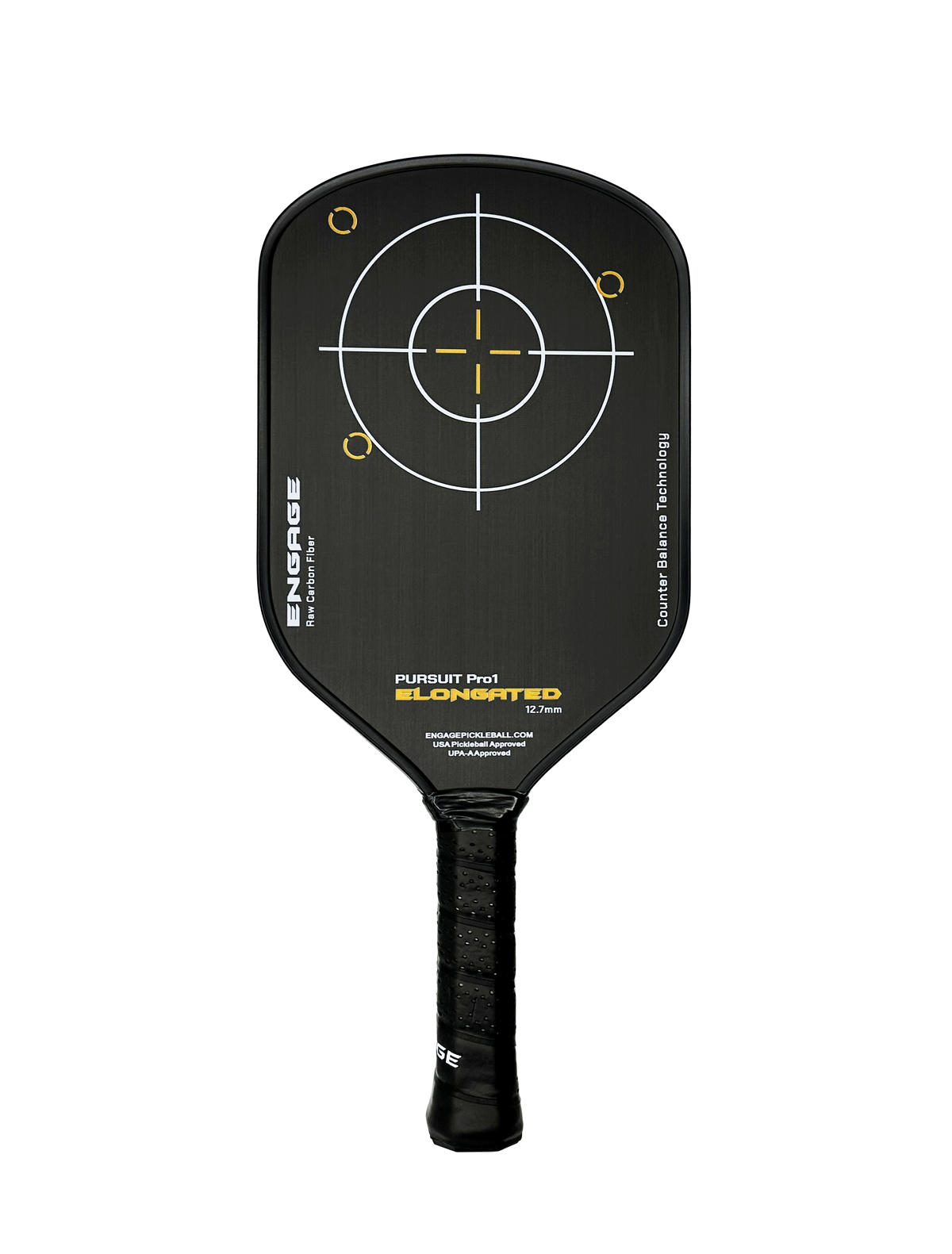 NEW GRAPHIC. Pursuit Pro1 Elongated 12.7 Power Series | Raw Carbon Fiber