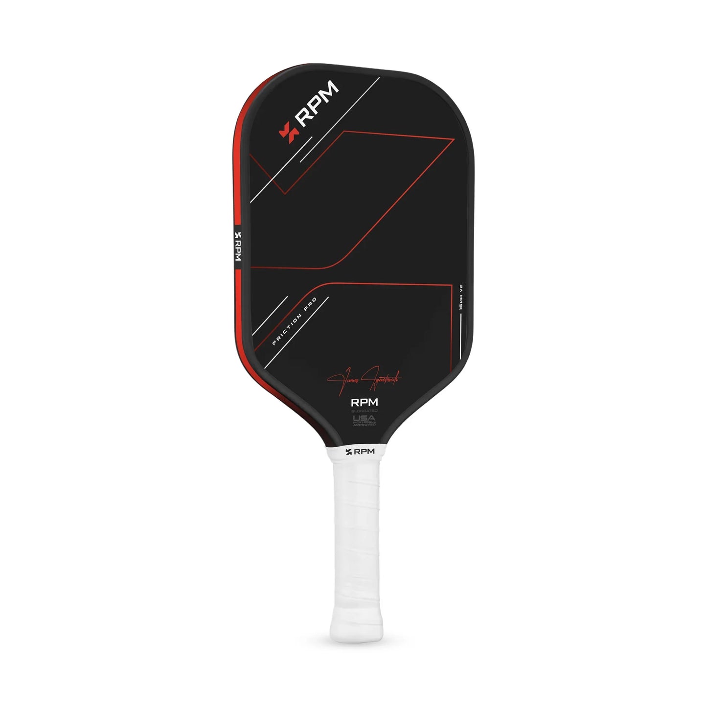 RPM FRICTION PRO 16MM ELONGATED V2 Pickleball Paddle