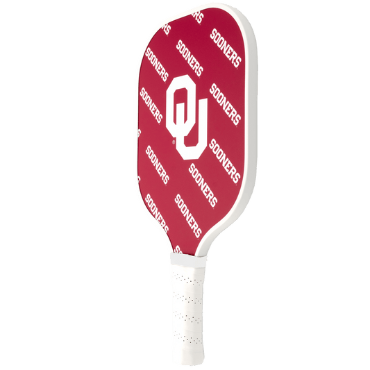 Oklahoma Sooners Pickleball Paddle | Carbon Fiber Face | 12mm Core - Club Rehab