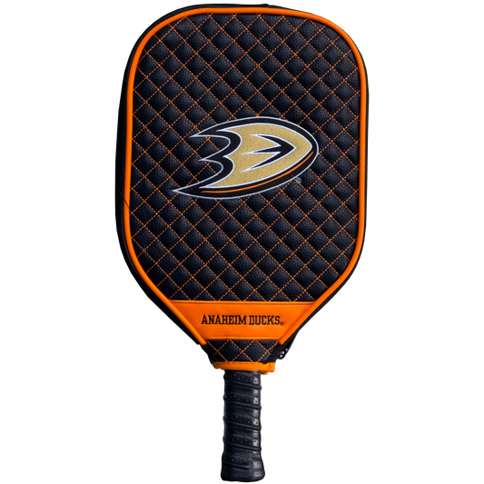 Anaheim Ducks Quilted Pickleball Paddle Cover (Black)
