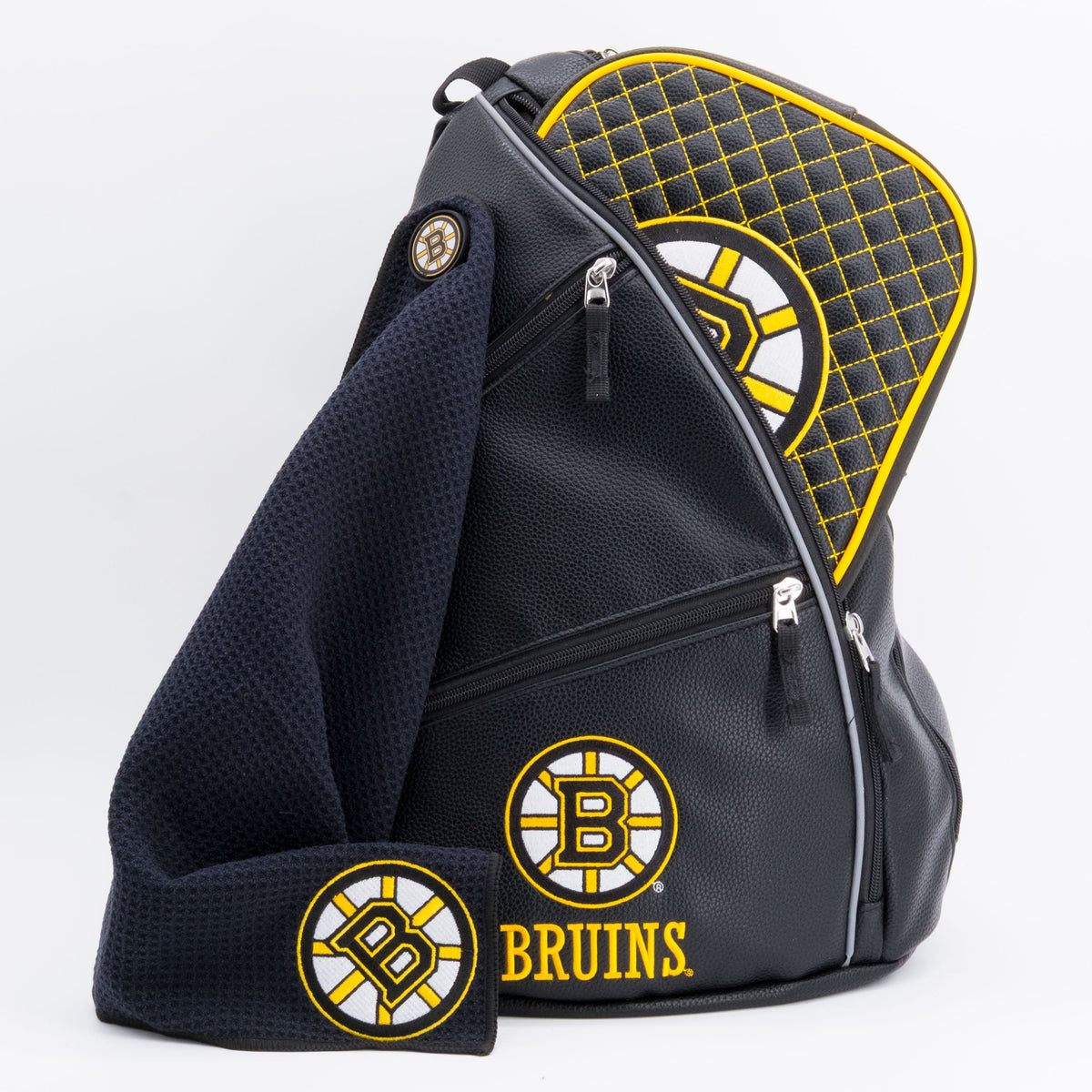 Boston Bruins PU Leather Backpack