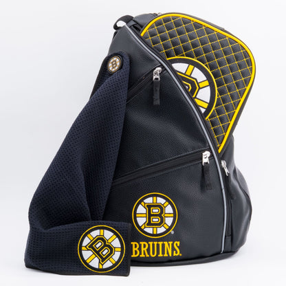 Boston Bruins PU Leather Backpack