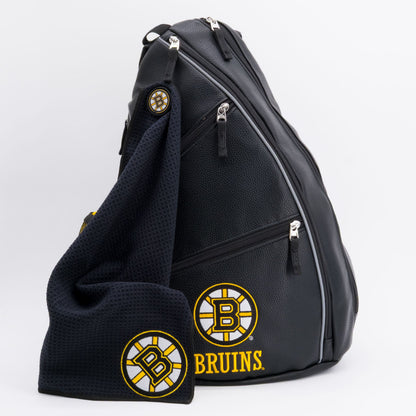 Boston Bruins PU Leather Backpack