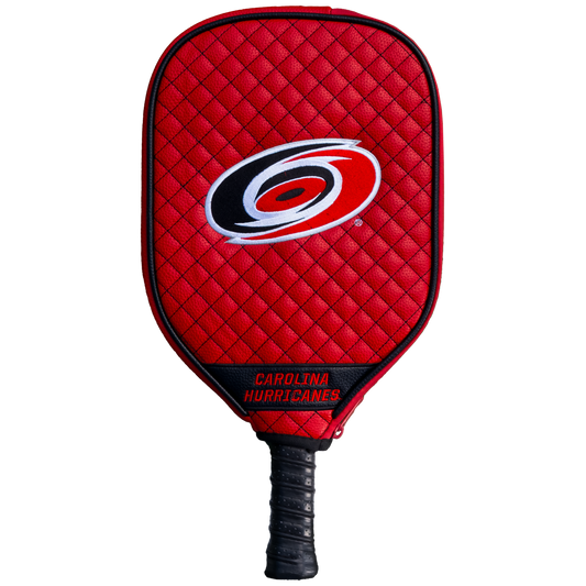 Carolina Hurricanes Quilted Pickleball Paddle Cover (Red)