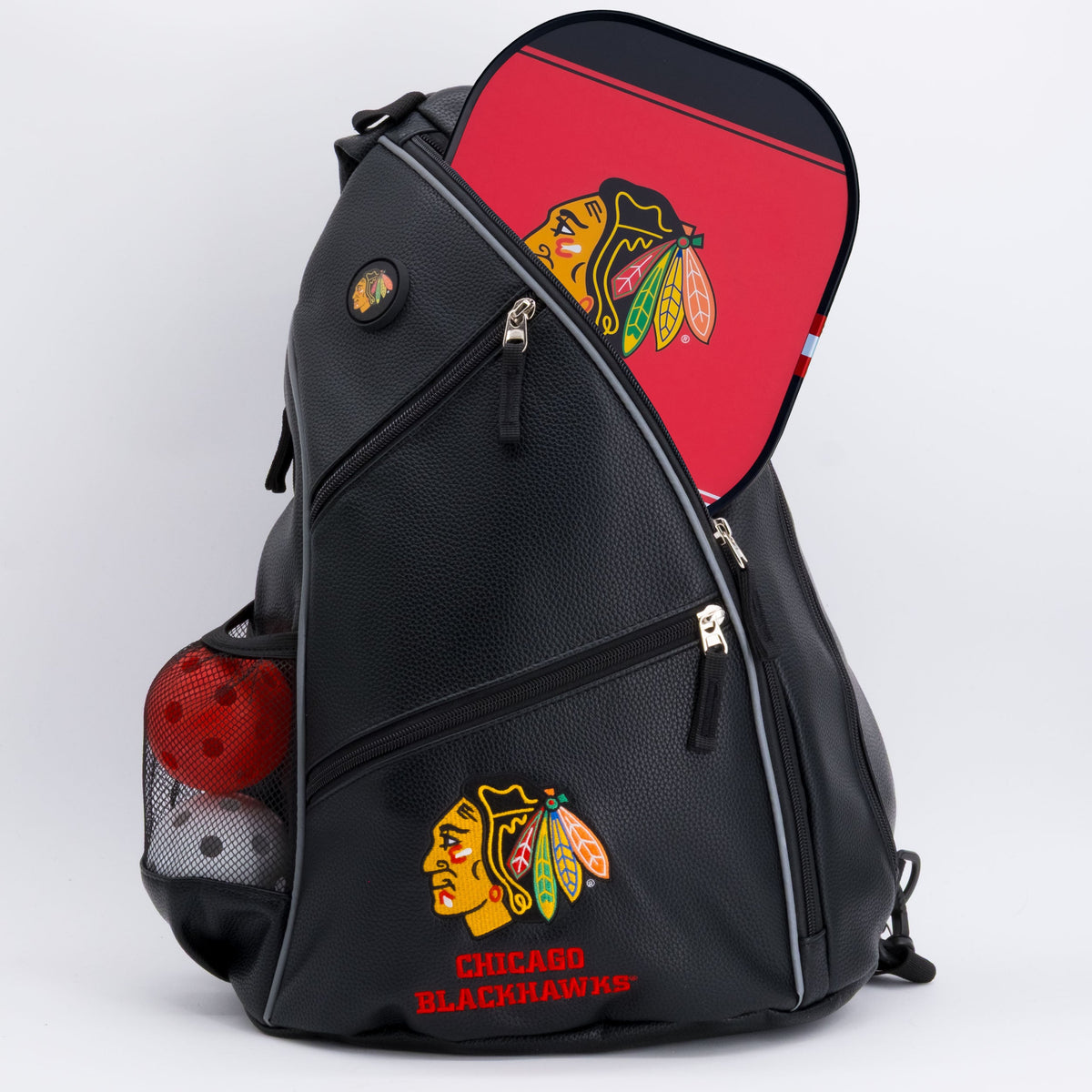 Chicago Blackhawks PU Leather Backpack