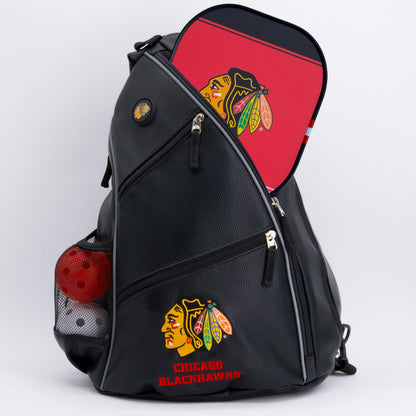 Chicago Blackhawks PU Leather Backpack