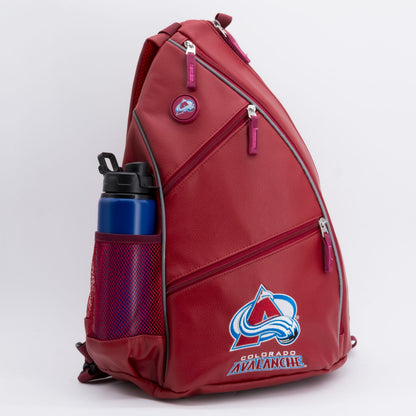 Colorado Avalanche PU Leather Backpack