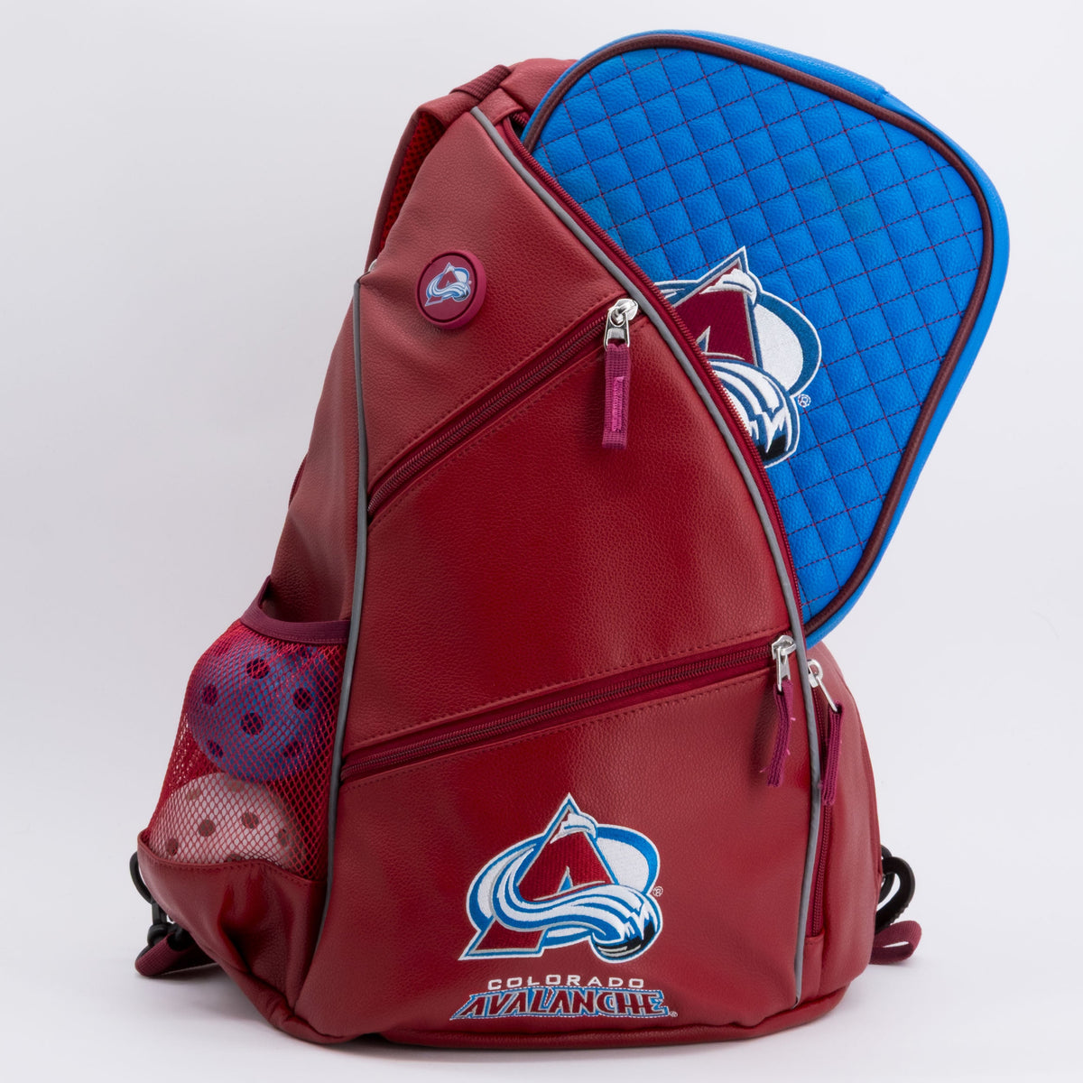 Colorado Avalanche PU Leather Backpack