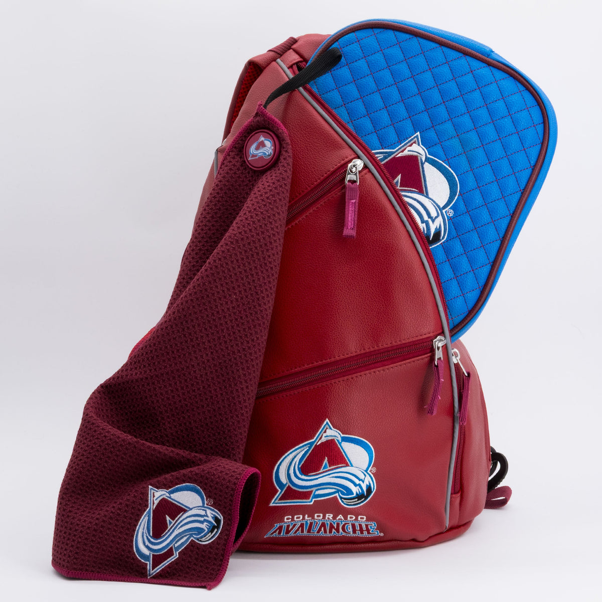 Colorado Avalanche PU Leather Backpack