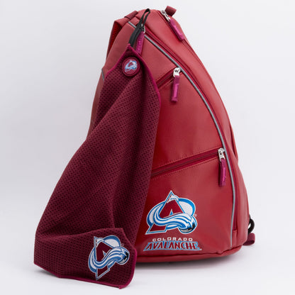 Colorado Avalanche PU Leather Backpack