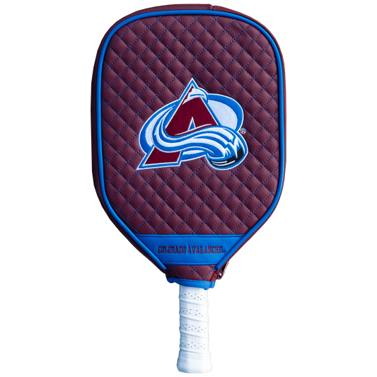 Colorado Avalanche Quilted Pickleball Paddle Cover (Maroon)