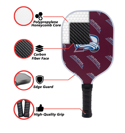 Colorado Avalanche Pickleball Paddle