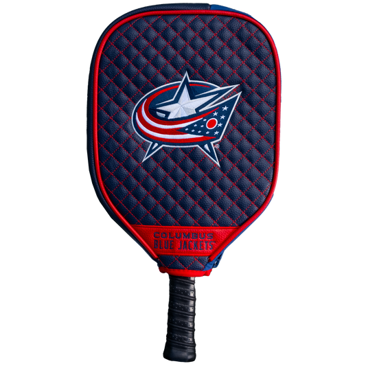 Columbus Blue Jackets Quilted Pickleball Paddle Cover (Navy)