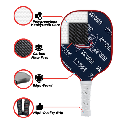 Columbus Blue Jackets Pickleball Paddle