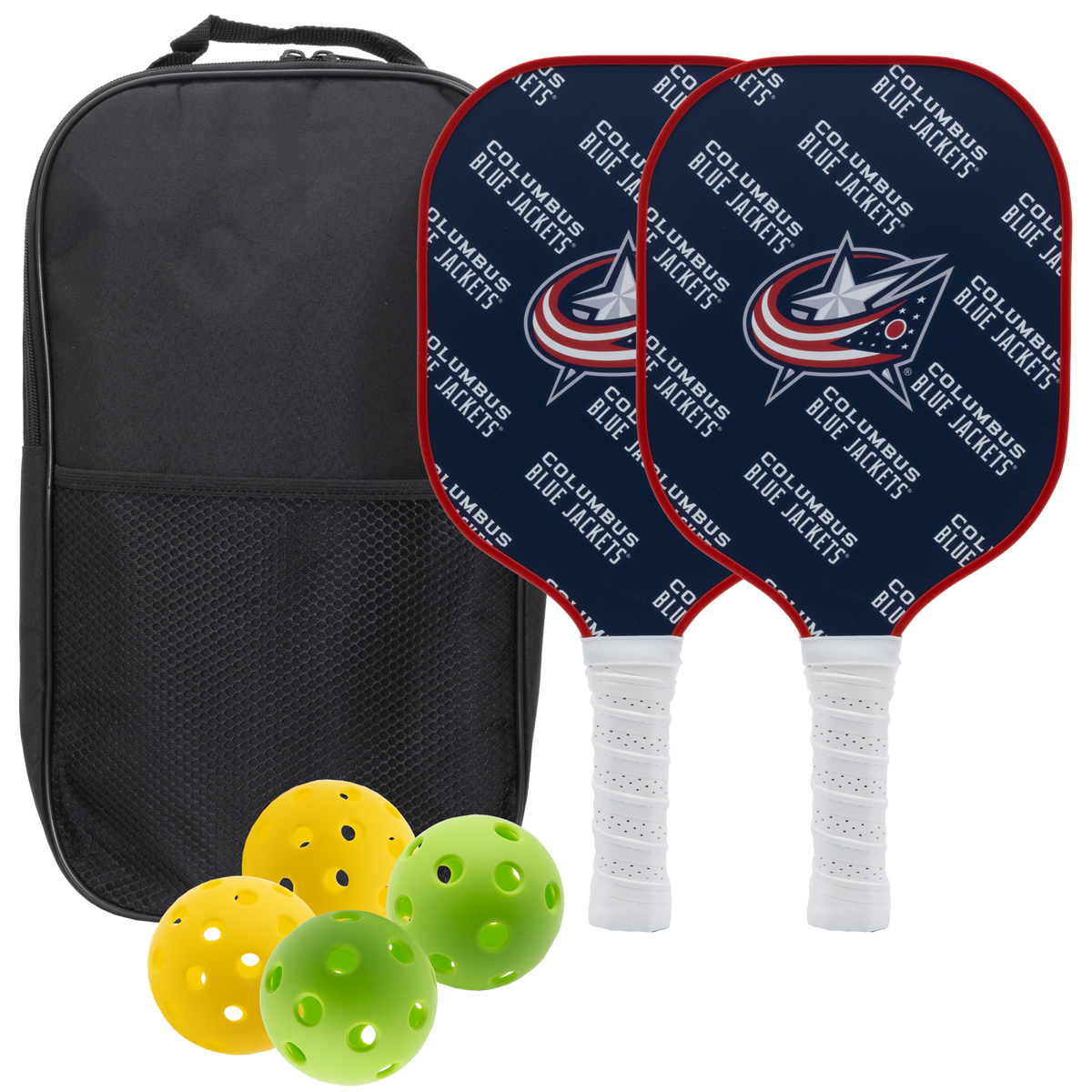 Columbus Blue Jackets Pickleball Paddle Set