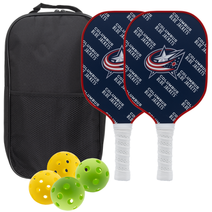 Columbus Blue Jackets Pickleball Paddle Set