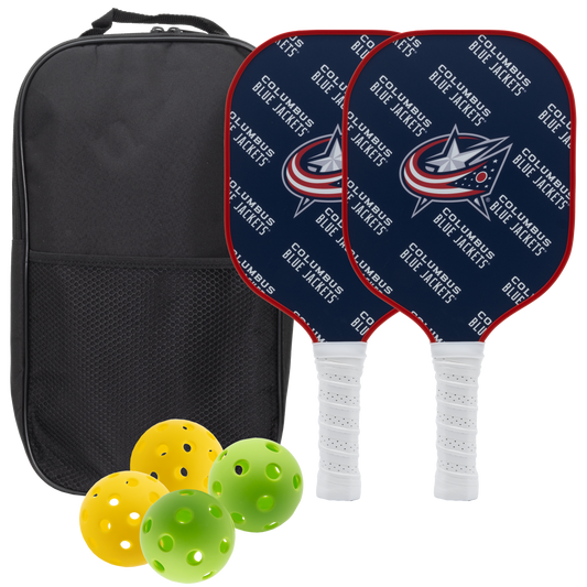 Columbus Blue Jackets Pickleball Paddle Set