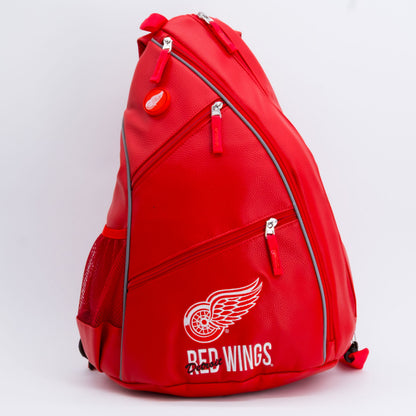 Detroit Red Wings PU Leather Backpack