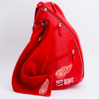 Detroit Red Wings PU Leather Backpack