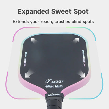 Luzz Candy Cannon Mad Pickler Edition Pickleball Paddle & Cover