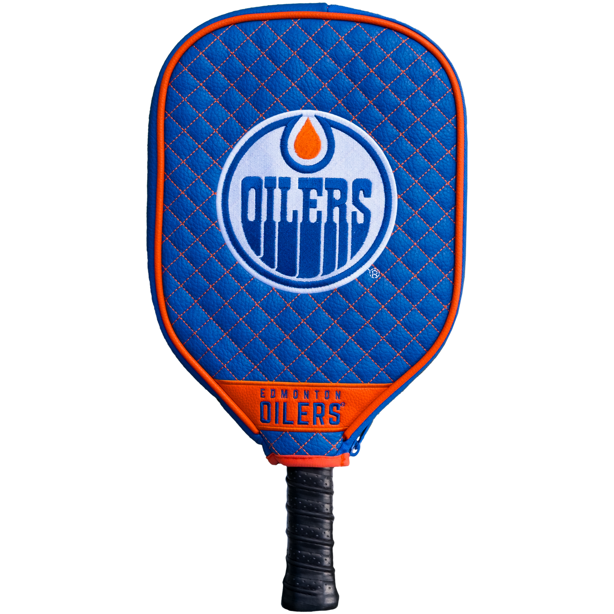 Edmonton Oilers Quilted Pickleball Paddle Cover (Royal)