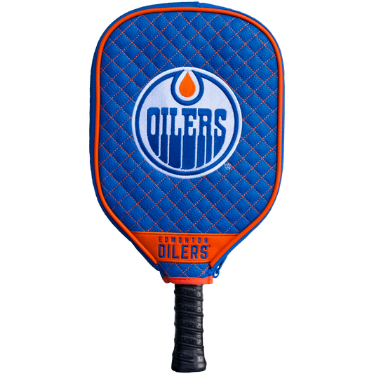 Edmonton Oilers Quilted Pickleball Paddle Cover (Royal)