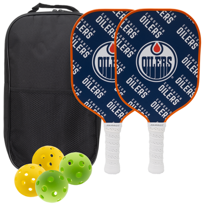 Edmonton Oilers Pickleball Paddle Set