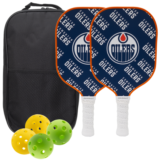 Edmonton Oilers Pickleball Paddle Set