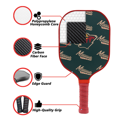 Minnesota Wild Pickleball Paddle
