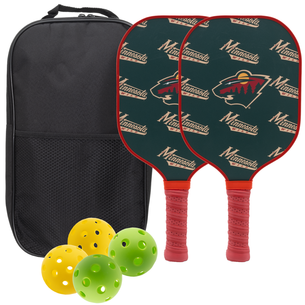 Minnesota Wild Pickleball Paddle Set