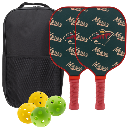 Minnesota Wild Pickleball Paddle Set