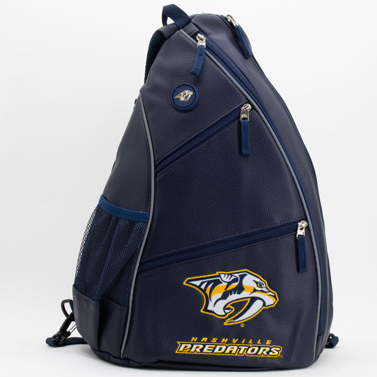 Nashville Predators PU Leather Backpack