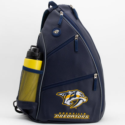 Nashville Predators PU Leather Backpack