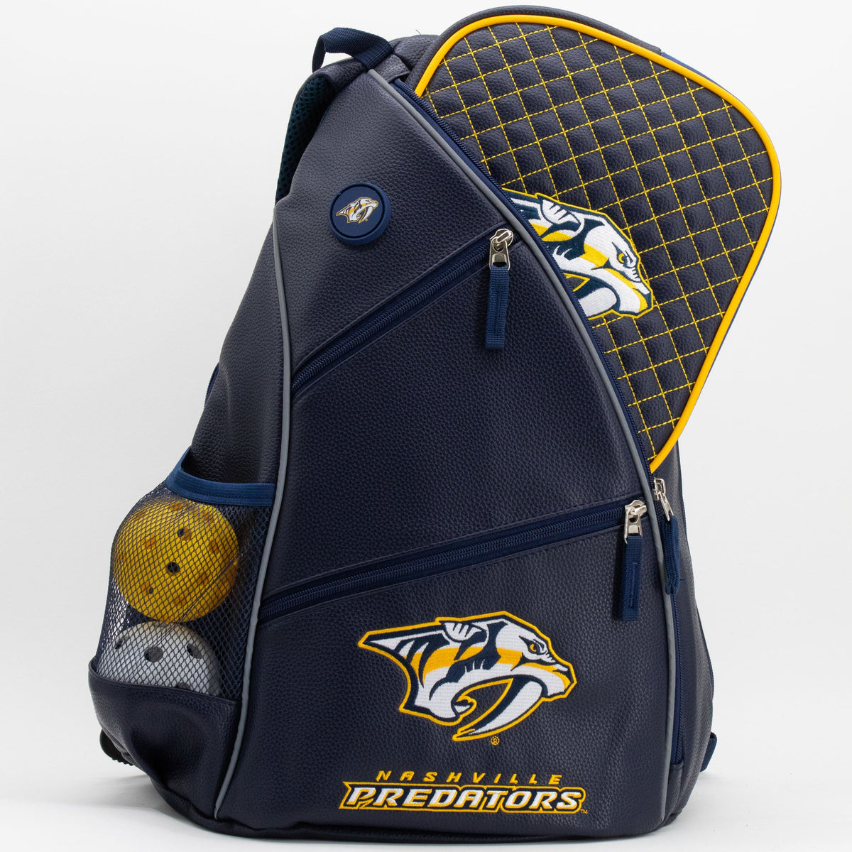 Nashville Predators PU Leather Backpack