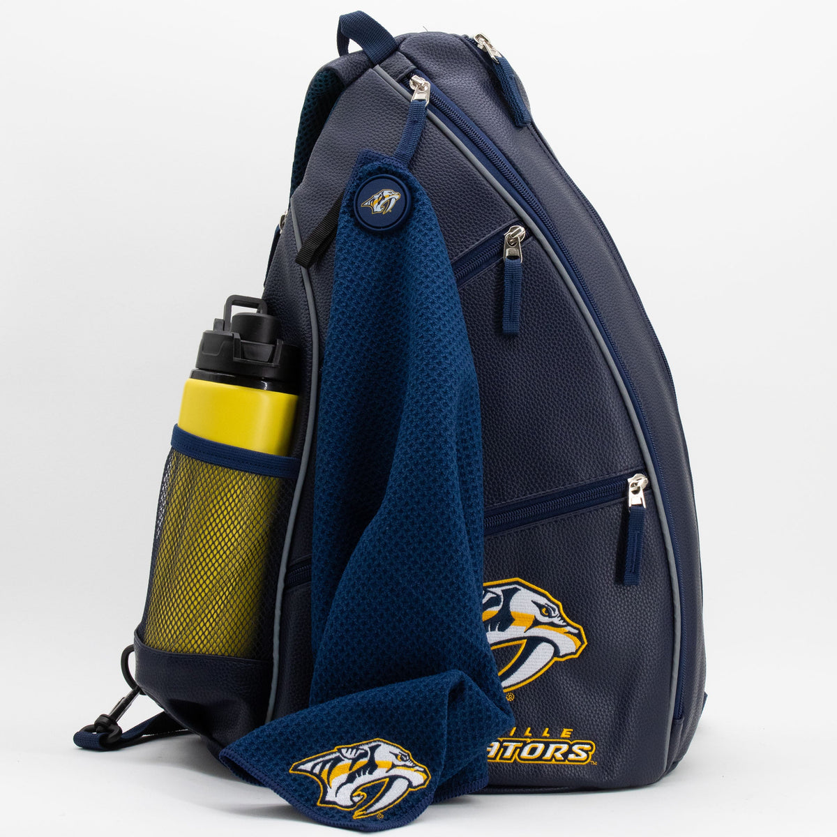 Nashville Predators PU Leather Backpack
