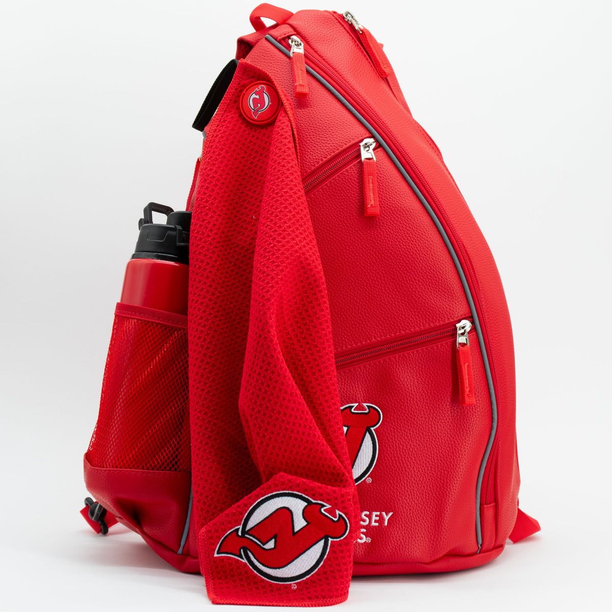 New Jersey Devils PU Leather Backpack