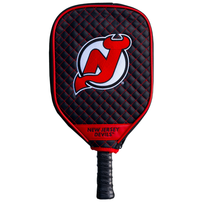 New Jersey Devils Quilted Pickleball Paddle Cover (Black)