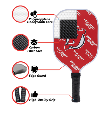 New Jersey Devils Pickleball Paddle