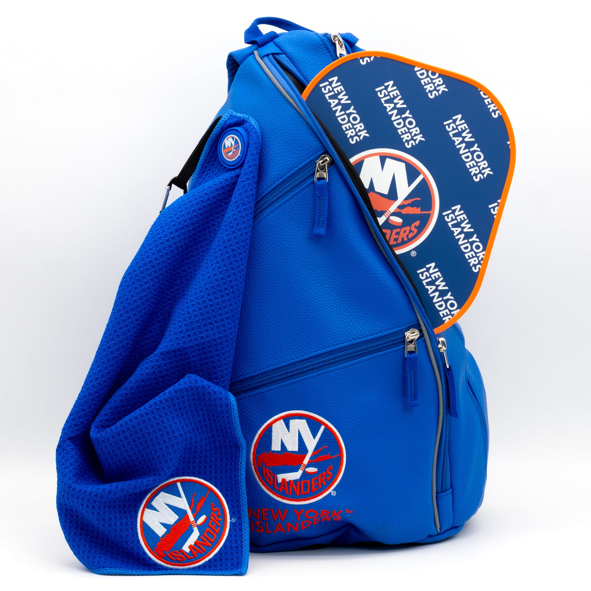 New York Islanders PU Leather Backpack