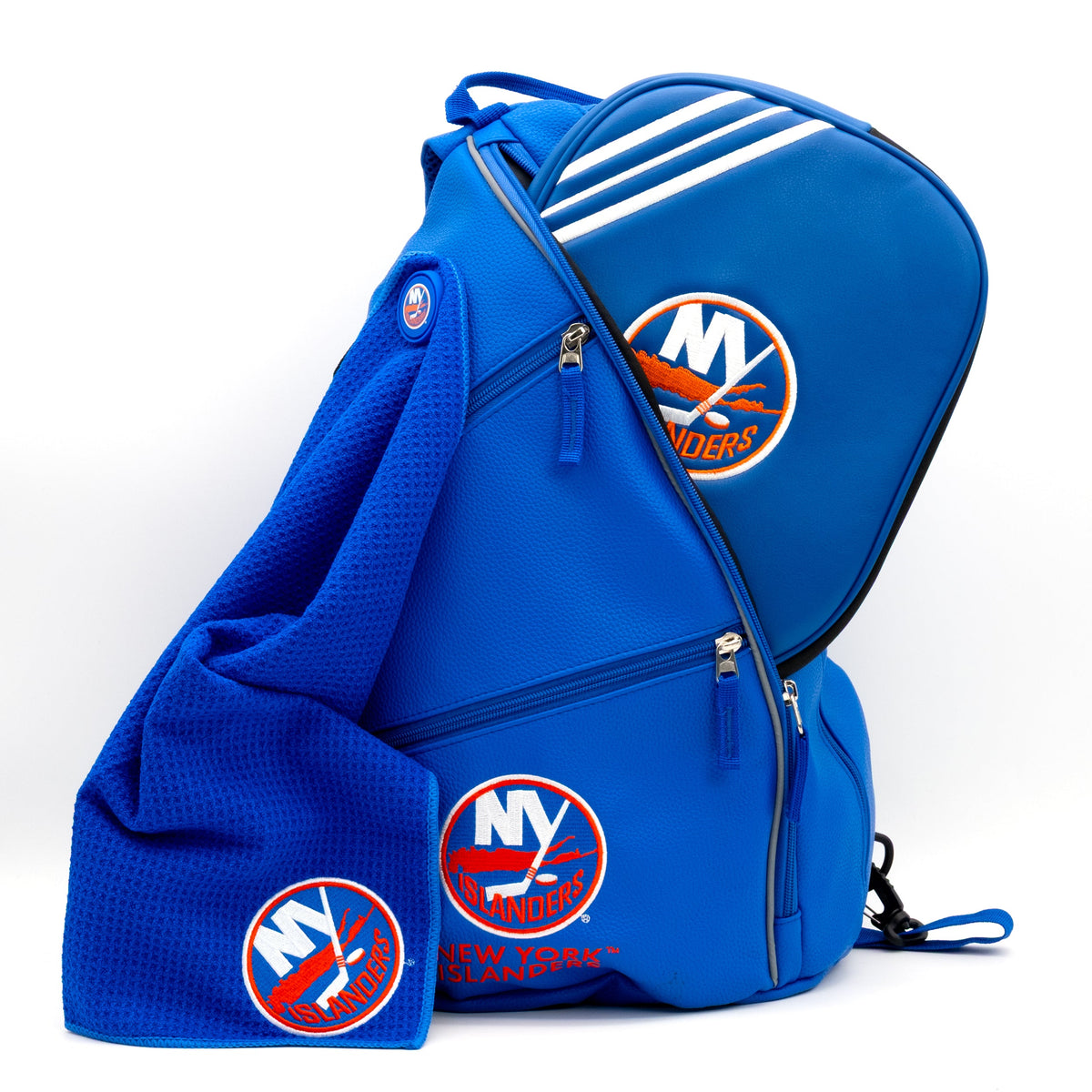 New York Islanders PU Leather Backpack