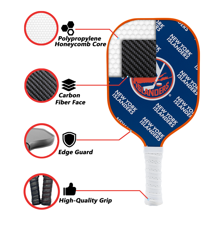 New York Islanders Pickleball Paddle