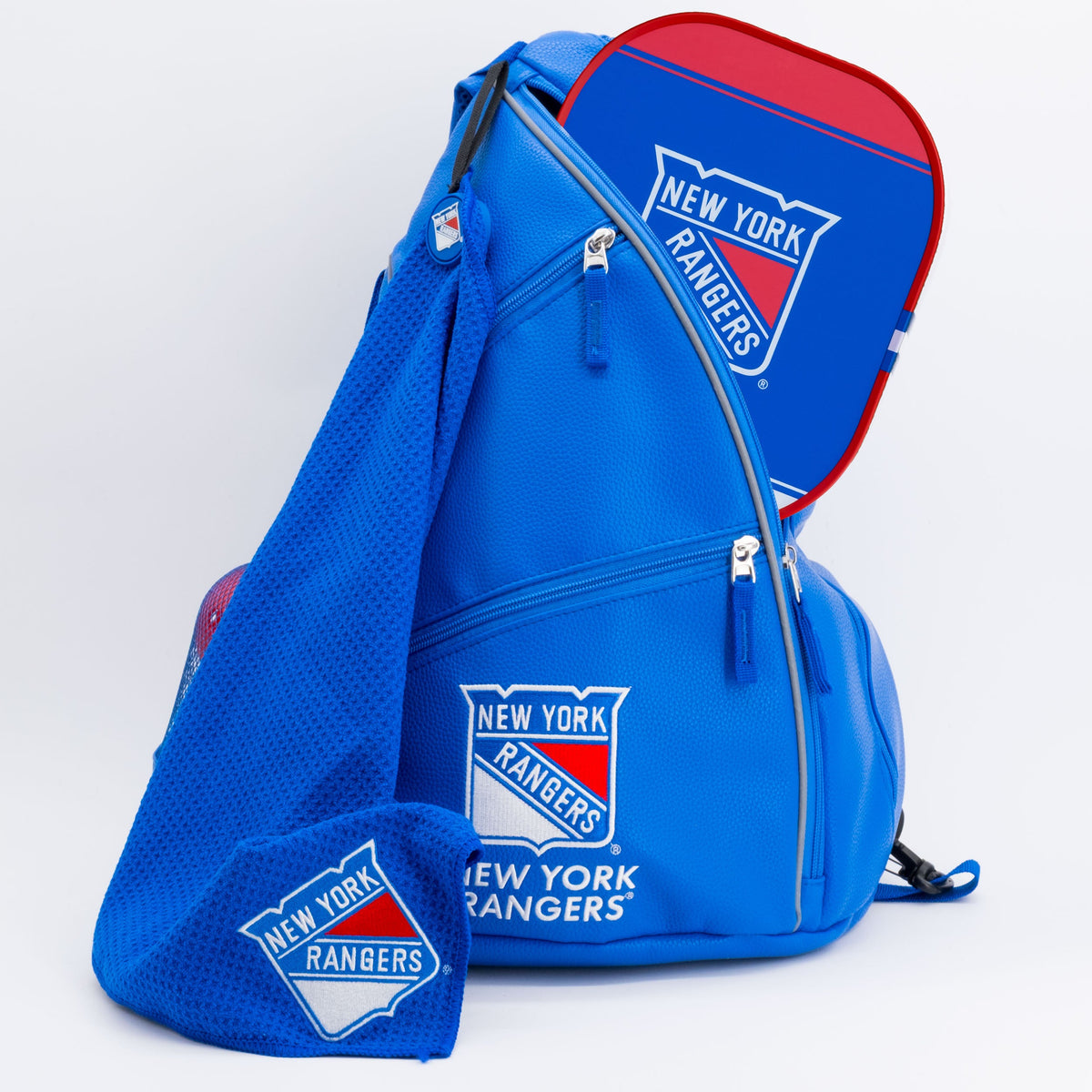 New York Rangers PU Leather Backpack