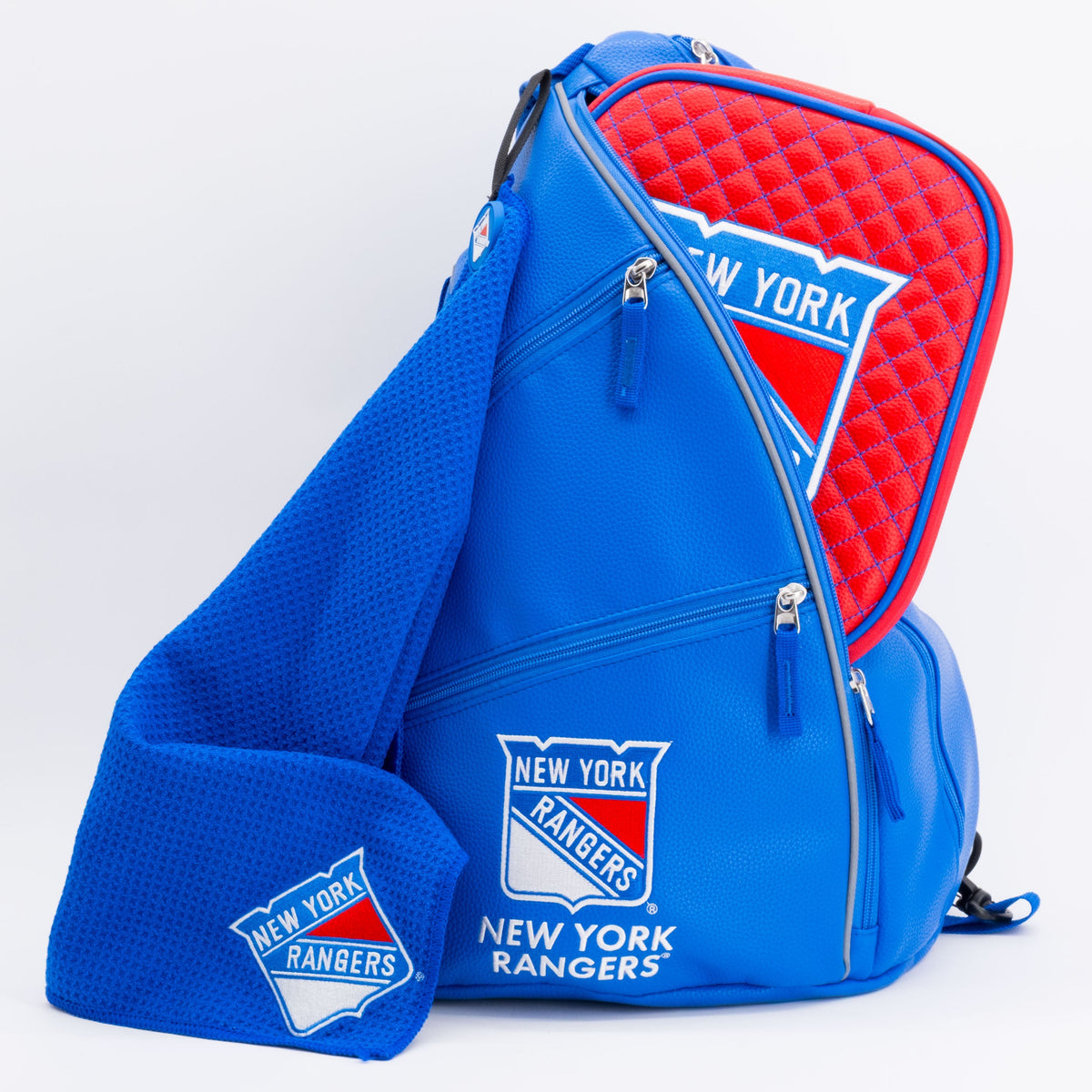 New York Rangers PU Leather Backpack