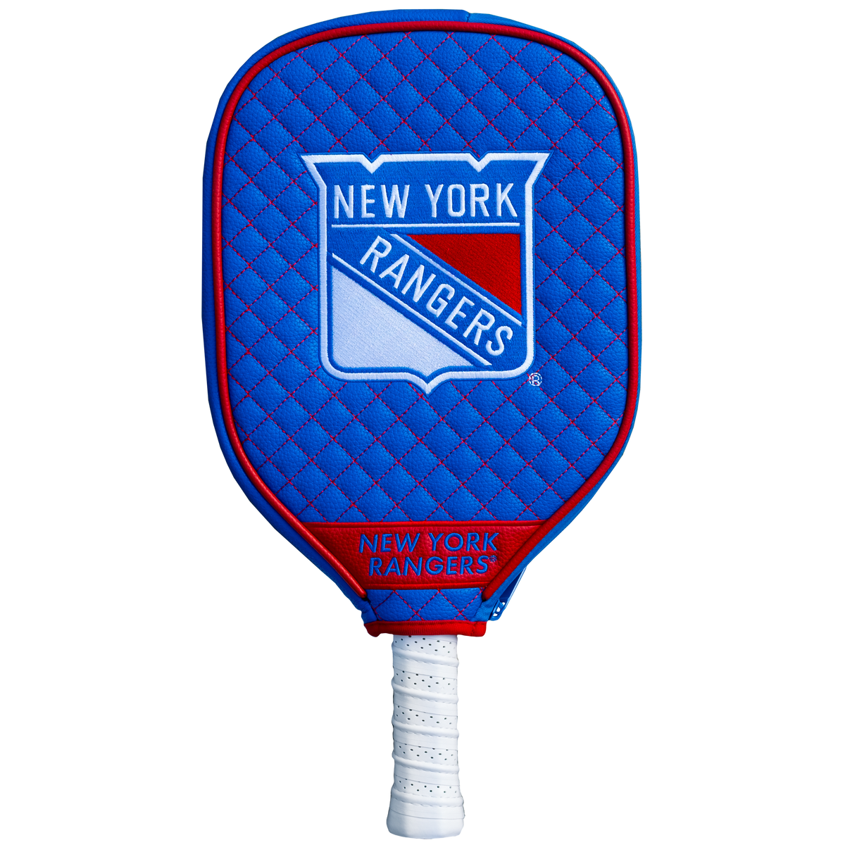 New York Rangers Quilted Pickleball Paddle Cover (Royal)